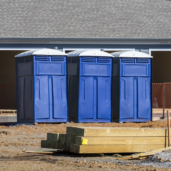 are there any restrictions on where i can place the porta potties during my rental period in Casa de Oro-Mount Helix California